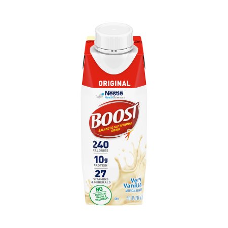 Picture of Oral Supplement Boost® Original Very Vanilla Flavor Ready to Use 8 oz. Carton00043900582764