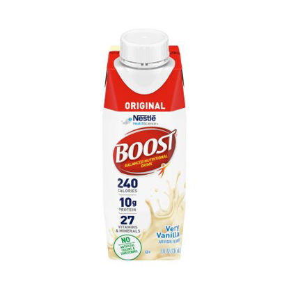 Picture of Oral Supplement Boost® Original Very Vanilla Flavor Ready to Use 8 oz. Carton00043900582764