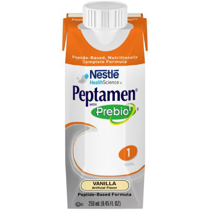 Picture of Oral Supplement / Tube Feeding Formula Peptamen® with Prebio 1™ Vanilla Flavor Ready to Use 250 mL Carton10798716181850