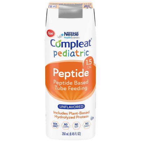 Picture of Pediatric Oral Supplement / Tube Feeding Formula Compleat® Peptide 1.5 Unflavored 8.45 oz. Carton Ready to Use4390013135