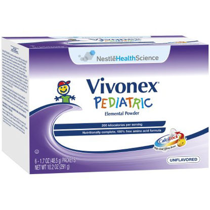 Picture of Pediatric Elemental Oral Supplement / Tube Feeding Formula Vivonex® Pediatric Unflavored 1.7 oz. Individual Packet Powder07131000