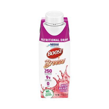 Picture of Oral Supplement Boost Breeze® Wild Berry Flavor Ready to Use 8 oz. Carton00043900685601