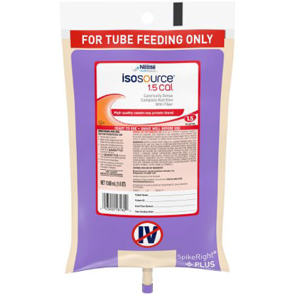 Picture of Tube Feeding Formula Isosource® 1.5 Cal 50.7 oz. Bag Ready to Hang Unflavored Adult10043900281824