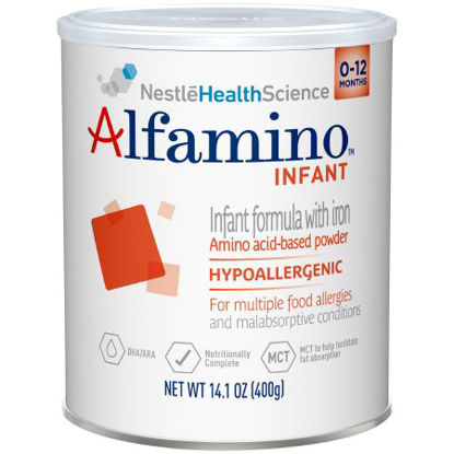 Picture of Amino Acid Based Infant Formula with Iron Alfamino® 14.1 oz. Can Powder07613034788221