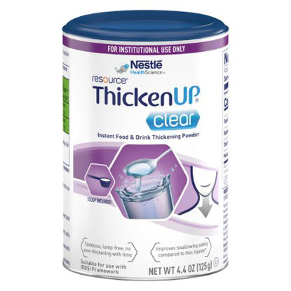 Picture of Food and Beverage Thickener Resource® Thickenup® Clear 4.4 oz. Canister Unflavored Powder Consistency Varies By Preparation10043900151950