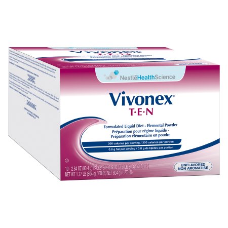 Picture of Elemental Oral Supplement / Tube Feeding Formula Vivonex® T.E.N Unflavored 2.84 oz. Individual Packet Powder10043900712748