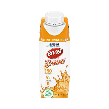 Picture of Oral Supplement Boost Breeze® Orange Flavor Ready to Use 8 oz. Carton00043900128016