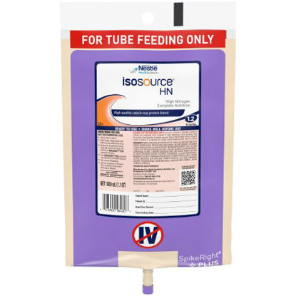 Picture of Tube Feeding Formula Isosource® HN 33.8 oz. Bag Ready to Hang Unflavored Adult10043900184804