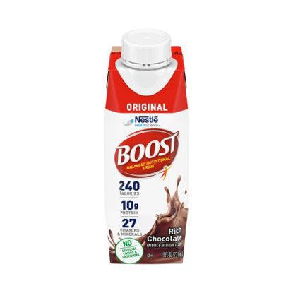 Picture of Oral Supplement Boost® Original Chocolate Flavor Ready to Use 8 oz. Carton00043900169729