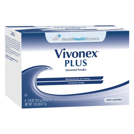 Picture of Elemental Oral Supplement / Tube Feeding Formula Vivonex® Plus Unflavored 2.8 oz. Individual Packet Powder07129800