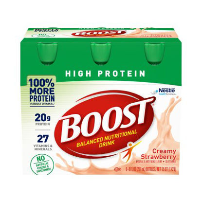Picture of Oral Supplement Boost® High Protein Creamy Strawberry Flavor Ready to Use 8 oz. Bottle00041679944660