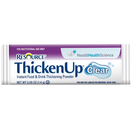 Picture of Food and Beverage Thickener Resource® Thickenup® Clear 1.4 Gram Individual Packet Unflavored Powder Consistency Varies By Preparation4390015193