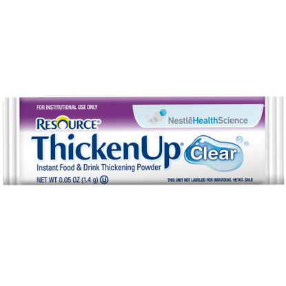 Picture of Food and Beverage Thickener Resource® Thickenup® Clear 1.4 Gram Individual Packet Unflavored Powder Consistency Varies By Preparation4390015193