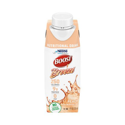 Picture of Oral Supplement Boost Breeze® Peach Flavor Ready to Use 8 oz. Carton00043900238968
