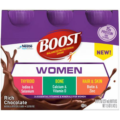 Picture of Oral Supplement Boost® Women Rich Chocolate Flavor Ready to Use 8 oz. Bottle12188057