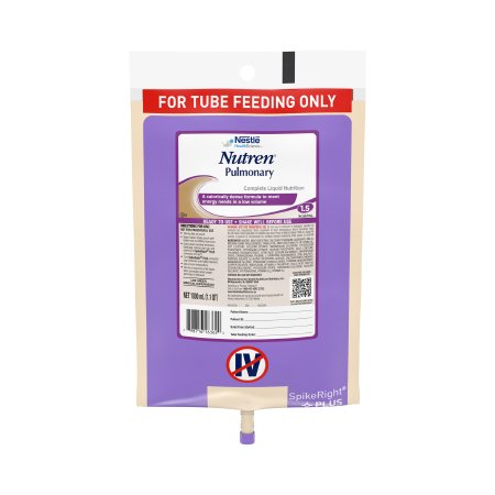 Picture of Tube Feeding Formula Nutren® Pulmonary 33.8 oz. Bag Ready to Hang Unflavored Adult10798716223925