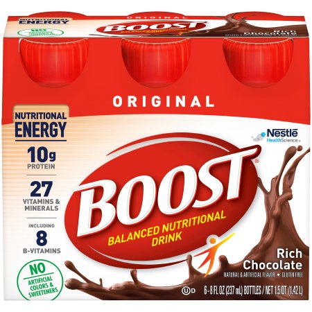 Picture of Oral Supplement Boost® Original Rich Chocolate Flavor Ready to Use 8 oz. Bottle12324936