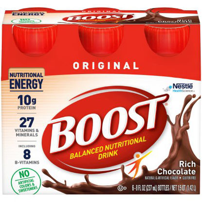 Picture of Oral Supplement Boost® Original Rich Chocolate Flavor Ready to Use 8 oz. Bottle12324936