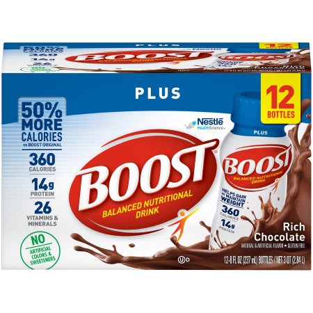 Picture of Oral Supplement Boost® Plus Rich Chocolate Flavor Ready to Use 8 oz. Bottle12187365