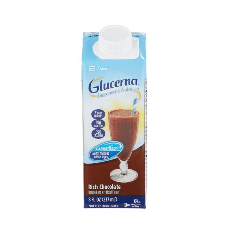 Picture of Oral Supplement Glucerna® Shake Chocolate FLavor Ready to Use 8 oz. Carton64929