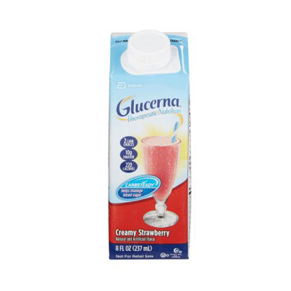 Picture of Oral Supplement Glucerna® Shake Strawberry Flavor Ready to Use 8 oz. Carton64925