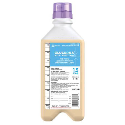 Picture of Tube Feeding Formula Glucerna® with Carbsteady 1.5 Cal 33.8 oz. Carton Ready to Hang Unflavored Adult62679