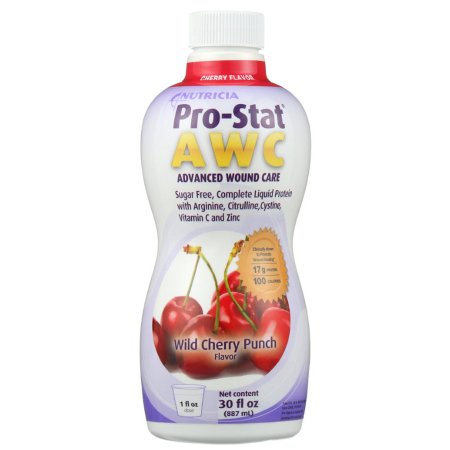 Picture of Protein Supplement Pro-Stat® Sugar Free AWC Wild Cherry Punch Flavor 30 oz. Bottle Ready to Use78382