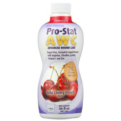 Picture of Protein Supplement Pro-Stat® Sugar Free AWC Wild Cherry Punch Flavor 30 oz. Bottle Ready to Use78382