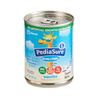 Picture of Pediatric Oral Supplement / Tube Feeding Formula Pediasure® Grow & Gain Vanilla Flavor 8 oz. Can67522