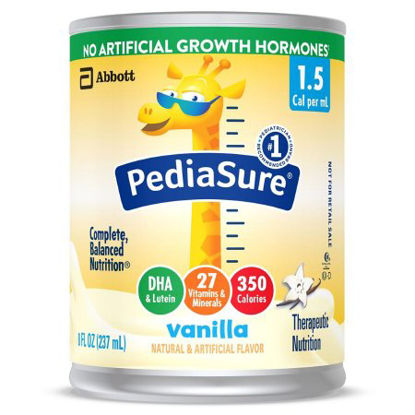 Picture of Pediatric Oral Supplement / Tube Feeding Formula PediaSure® 1.5 Cal Vanilla Flavor 8 oz. Can Ready to Use67378