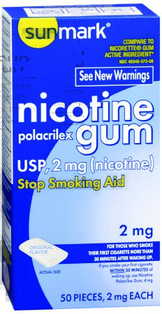 Picture of Stop Smoking Aid sunmark® 2 mg Strength Gum49348057308