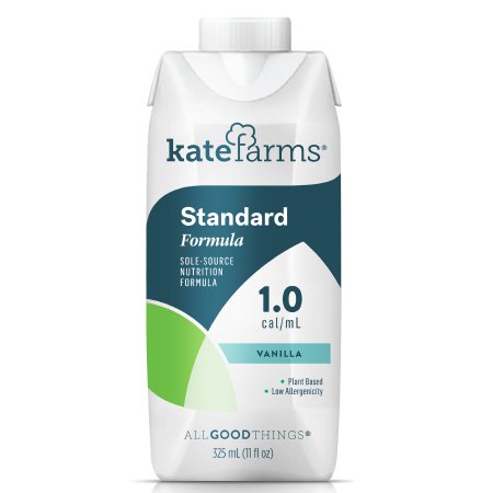 Picture of Oral Supplement / Tube Feeding Formula Kate Farms® Standard 1.0 Vanilla Flavor Ready to Use 11 oz. Carton851823006683