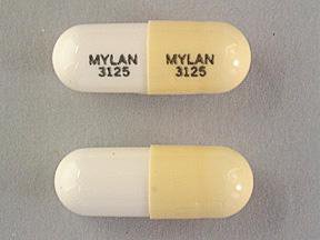 Picture of Doxepin HCl 25 mg Capsule Bottle 1,000 Capsules00378312510