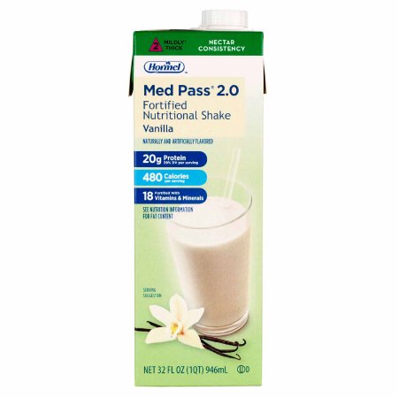 Picture of Oral Supplement Med Pass® 2.0 Vanilla Flavor Ready to Use 32 oz. Carton27016