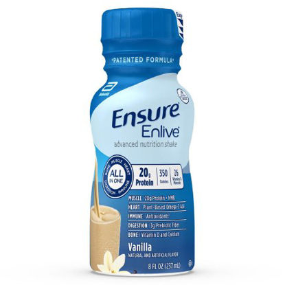 Picture of Oral Supplement Ensure® Enlive® Advanced Nutrition Shake Vanilla Flavor Ready to Use 8 oz. Bottle64286