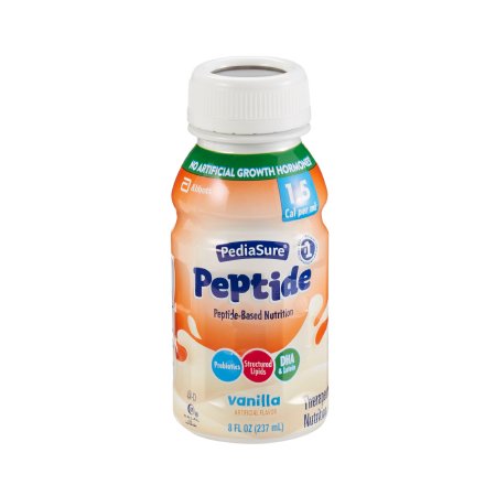 Picture of Pediatric Oral Supplement / Tube Feeding Formula PediaSure® Peptide 1.5 Cal Vanilla Flavor 8 oz. Bottle Ready to Use67417