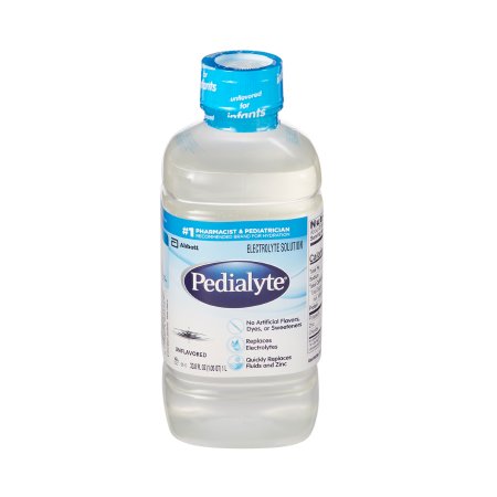Picture of Pediatric Oral Electrolyte Solution Pedialyte® Unflavored 33.8 oz. Bottle Ready to Use00336