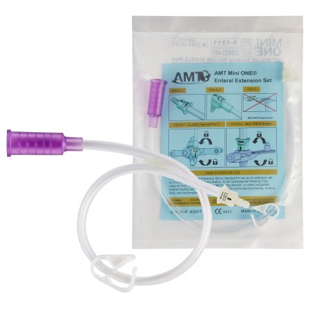 Picture of Straight Connector with Bolus Adapter Mini ONE® 12 Inch, Purple8-1211