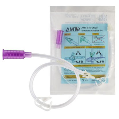 Picture of Straight Connector with Bolus Adapter Mini ONE® 12 Inch, Purple8-1211