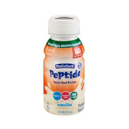 Picture of Pediatric Oral Supplement / Tube Feeding Formula PediaSure® Peptide 1.0 Cal Vanilla Flavor 8 oz. Bottle Ready to Use67407