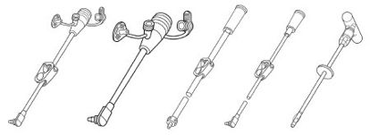 Picture of Bolus Extension Set with Cath Tip MIC-Key 24 Inch, With Cath Tip, SECUR-LOK Straight Connector and Clamp0123-24