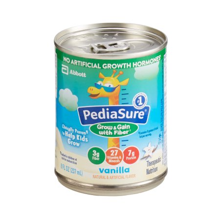 Picture of Pediatric Oral Supplement PediaSure® Grow & Gain with Fiber Vanilla Flavor 8 oz. Can Ready to Use67529