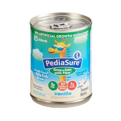 Picture of Pediatric Oral Supplement PediaSure® Grow & Gain with Fiber Vanilla Flavor 8 oz. Can Ready to Use67529
