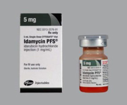 Picture of Idarubicin HCl 1 mg / mL Injection Single Dose Vial 5 mL00013257691