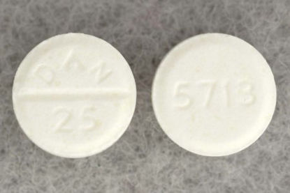 Picture of Amoxapine 25 mg Tablet Bottle 100 Tablets00591571301