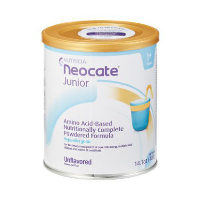 Picture of Pediatric Oral Supplement / Tube Feeding Formula Neocate® Junior without Prebiotics Unflavored 14.1 oz. Can Powder127048