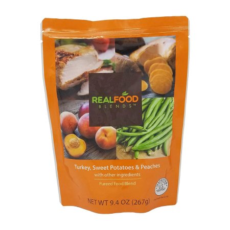Picture of Tube Feeding Formula Real Food Blends™ 9.4 oz. Pouch Ready to Use Turkey / Sweet Potatoes / Peaches Adult / Child176990
