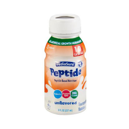 Picture of Pediatric Oral Supplement / Tube Feeding Formula PediaSure® Peptide 1.0 Cal Unflavored 8 oz. Bottle Ready to Use67413