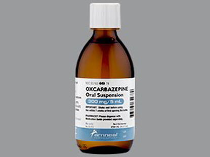 Picture of Oxcarbazepine 300 mg / 5 mL Suspension Bottle 250 mL65162064978