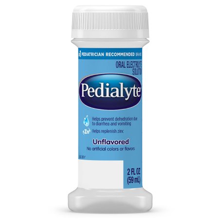 Picture of Pediatric Oral Electrolyte Solution Pedialyte® Unflavored 2 oz. Bottle Ready to Use59892